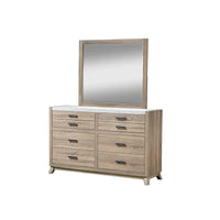 Ensemble de chambre à panneaux Daemon brun clair, 4 pièces