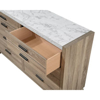 Ensemble de chambre à panneaux Daemon brun clair, 4 pièces