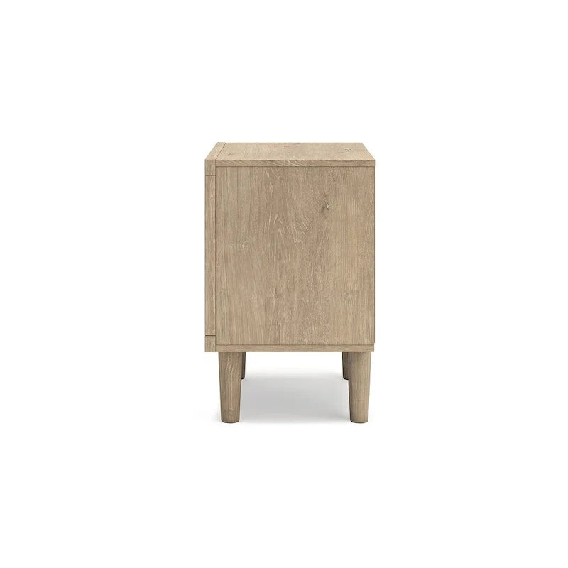 Signature Design by Ashley Cielden Tête de lit à panneau brun avec 2 tables de chevet