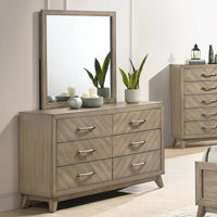 Roundhill Furniture Arena - Ensemble de chambre contemporain en bois : lit à panneau, commode, miroir, table de chevet, chiffonnier, gris antique