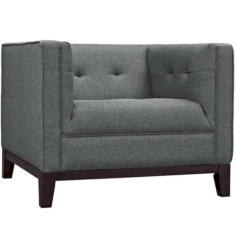 Ensemble de mobilier de salon capitonné Serve, 2 pièces