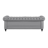Canapé Chesterfield Emery, confort luxueux pour salons chaleureux, canapé moderne milieu de siècle, élégance et sérénité, 3 places