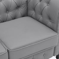 Canapé Chesterfield Emery, confort luxueux pour salons chaleureux, canapé moderne milieu de siècle, élégance et sérénité, 3 places