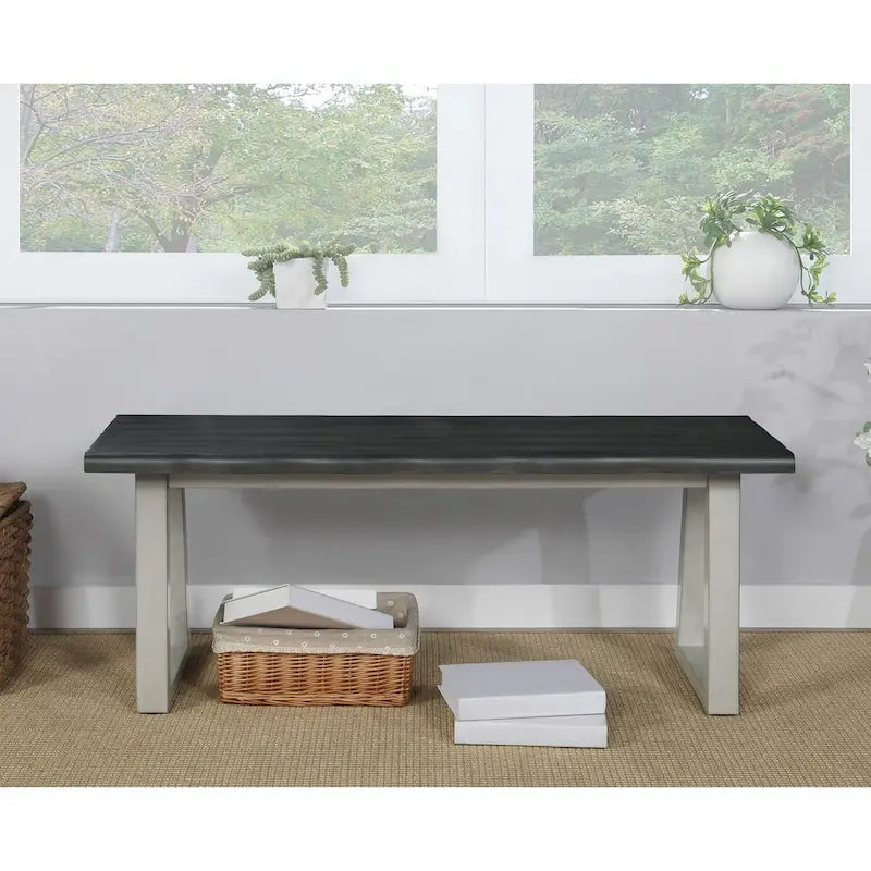 Banc Weston en finition sable rustique