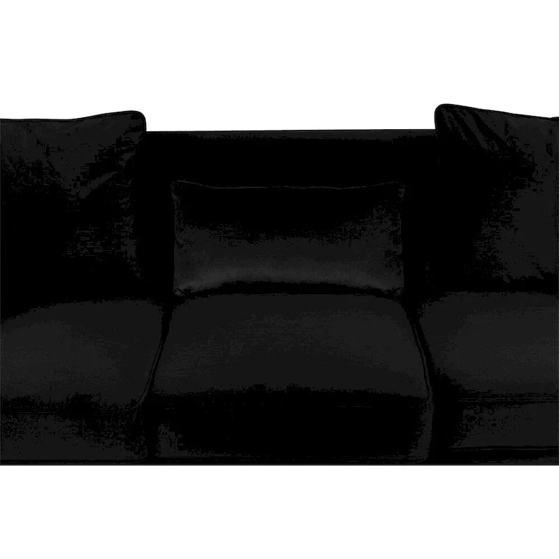 Ensemble Salon en Velours Noir