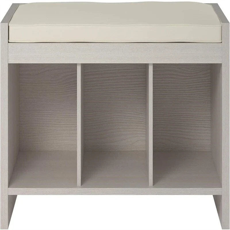 Banc de rangement avec coussin