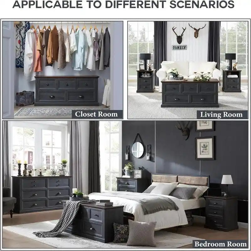 Banc de placard de rangement - 15.86D x 45W x 21.14H