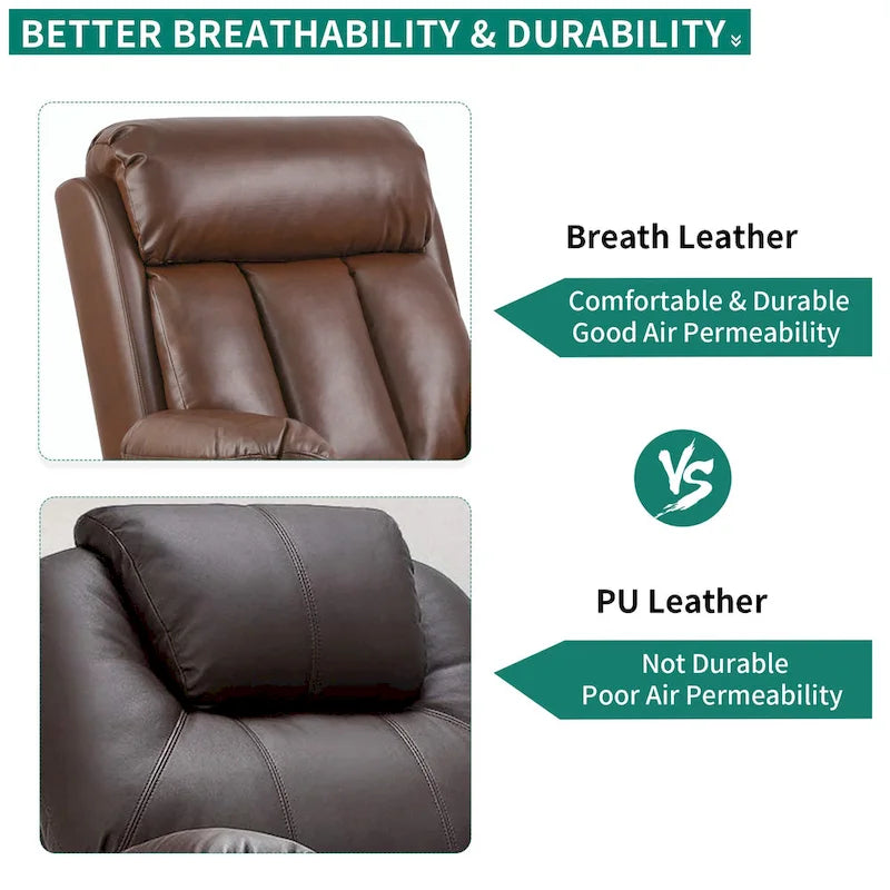Fauteuil de massage inclinable en PU Moasis