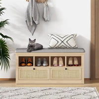 Banc à chaussures de rangement