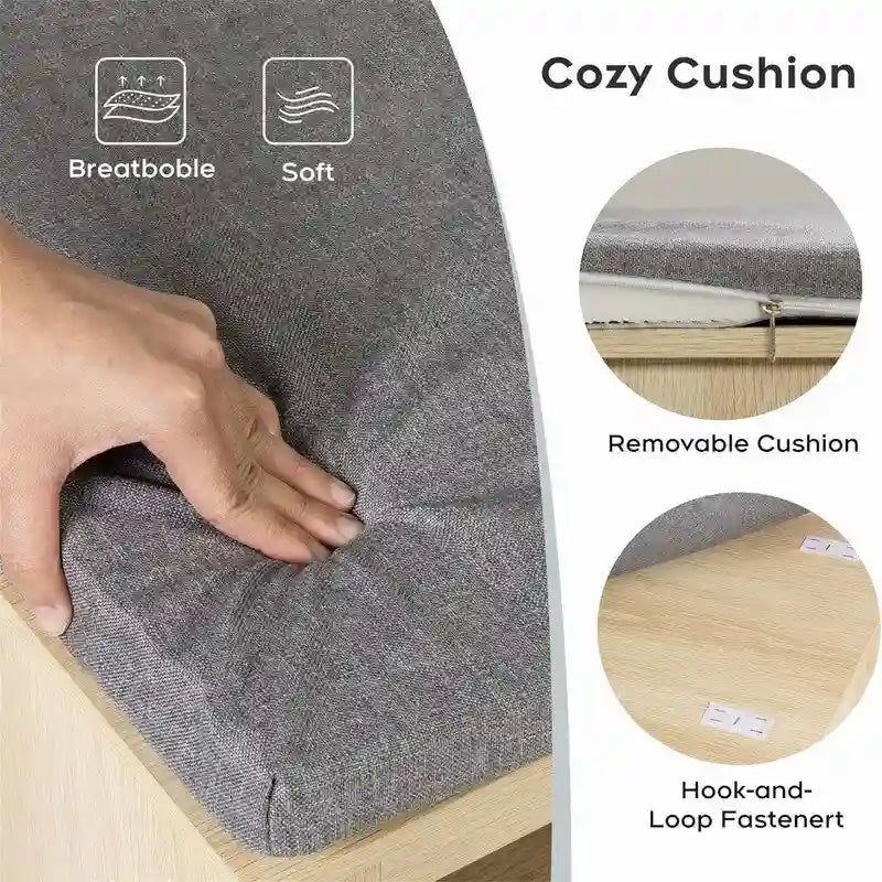 Banc à chaussures de rangement