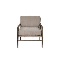 Fauteuil d'appoint rembourré McNeal, Gris lavé