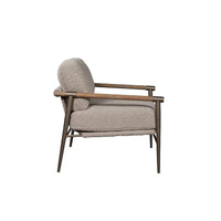 Fauteuil d'appoint rembourré McNeal, Gris lavé