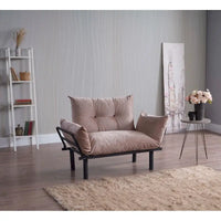 Causeuse futon Sona, cadre pliable