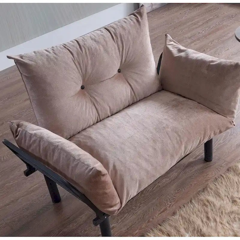 Causeuse futon Sona, cadre pliable