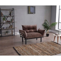 Causeuse futon Sona, cadre pliable