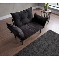 Causeuse futon Sona, cadre pliable