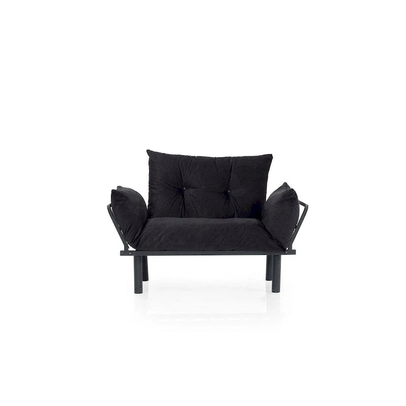 Causeuse futon Sona, cadre pliable