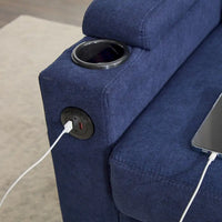 Canapé sectionnel 3 places en forme de L avec ottoman de rangement