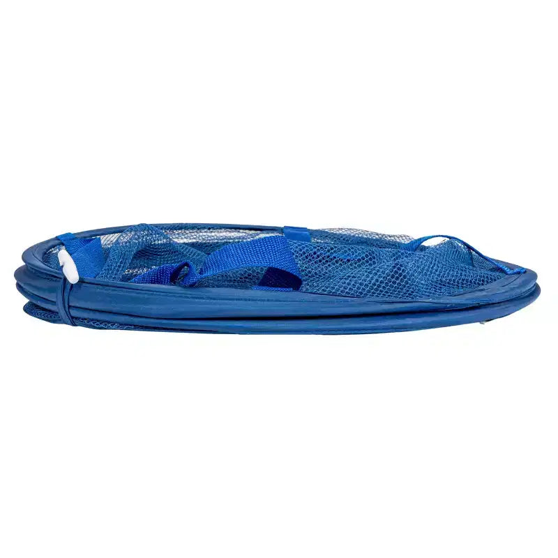 Panier à linge escamotable en maille, cadre en acier à ressort, doublure en maille pour circulation d'air, grande capacité, installation facile, rangement compact
