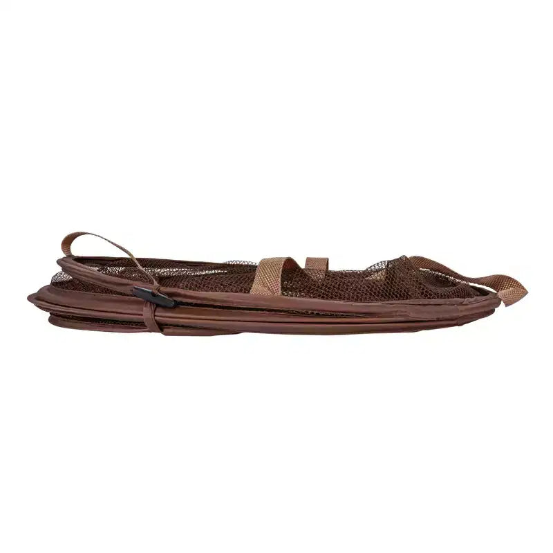 Panier à linge escamotable en maille, cadre en acier à ressort, doublure en maille pour circulation d'air, grande capacité, installation facile, rangement compact