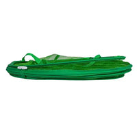 Panier à linge escamotable en maille, cadre en acier à ressort, doublure en maille pour circulation d'air, grande capacité, installation facile, rangement compact