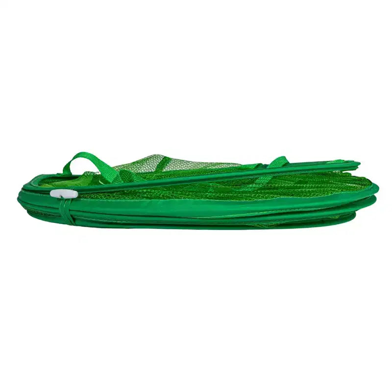 Panier à linge escamotable en maille, cadre en acier à ressort, doublure en maille pour circulation d'air, grande capacité, installation facile, rangement compact