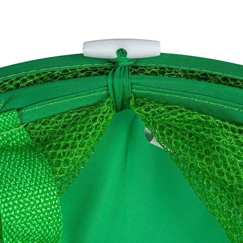 Panier à linge escamotable en maille, cadre en acier à ressort, doublure en maille pour circulation d'air, grande capacité, installation facile, rangement compact