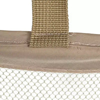 Panier à linge escamotable en maille, cadre en acier à ressort, doublure en maille pour circulation d'air, grande capacité, installation facile, rangement compact