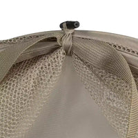 Panier à linge escamotable en maille, cadre en acier à ressort, doublure en maille pour circulation d'air, grande capacité, installation facile, rangement compact