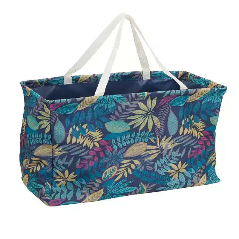 Sac fourre-tout utilitaire en toile avec poignées, fourre-tout Krush rectangulaire, doublure en vinyle résistante à l'eau, grande capacité, durable et polyvalent