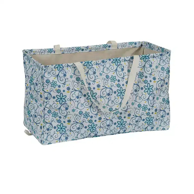 Sac fourre-tout utilitaire en toile avec poignées, fourre-tout Krush rectangulaire, doublure en vinyle résistante à l'eau, grande capacité, durable et polyvalent