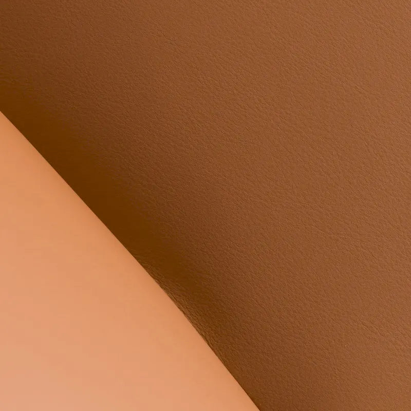 Chaise de bureau moderne Modrest Cedric en cuir végétalien couleur camel