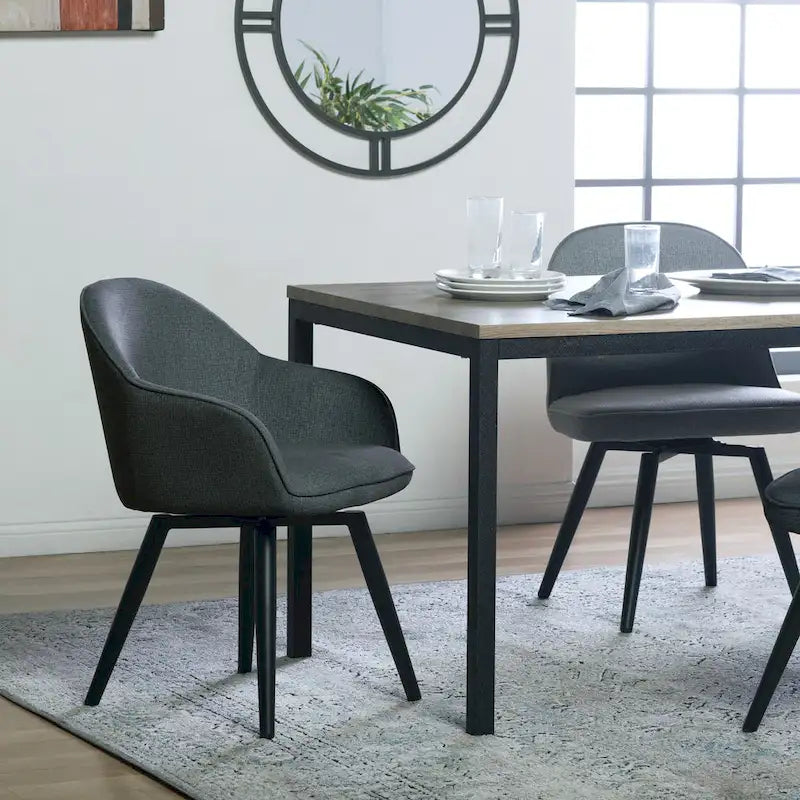 Studio Designs Home Dome - Fauteuil pivotant à accoudoirs