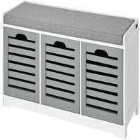 Banc de rangement avec 3 tiroirs - 35 P x 105 L x 43 H cm