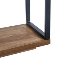 Meuble TV en bois classique avec cheminée électrique pour téléviseur jusqu'à 5 pouces