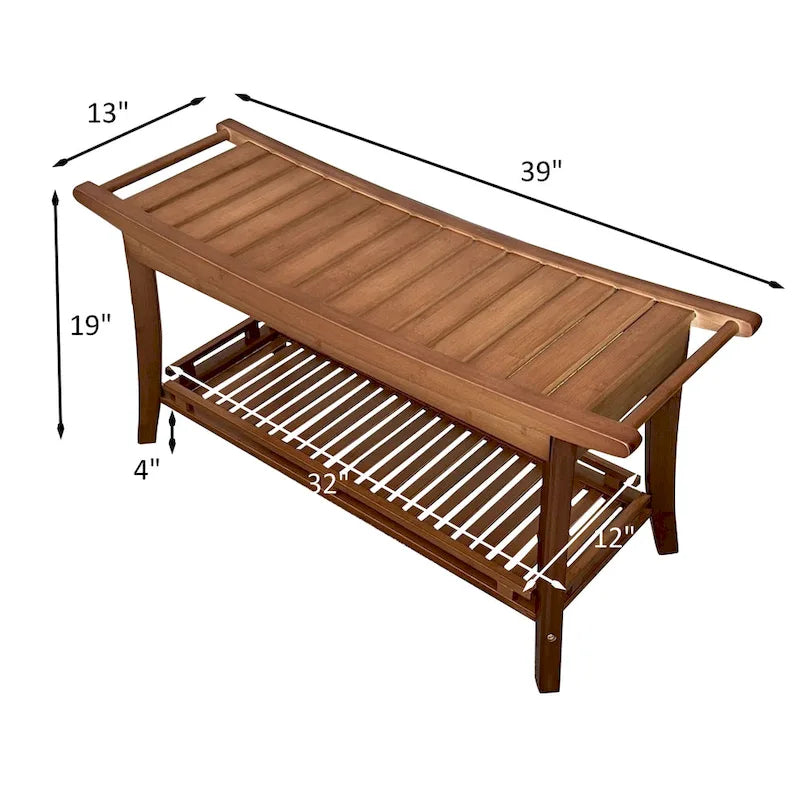 Banc de spa Premier 39 en bambou massif