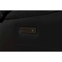 Fauteuil Inclinable Électrique Zéro Gravité en Cuir Pleine Fleur Noir avec Appui-Tête Réglable et Repose-Pieds Extensible