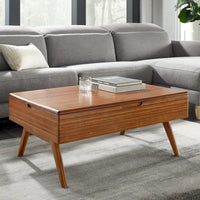Table basse relevable Pella, cuivre