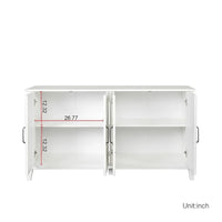 Buffet/Vaisselier autoportant de 59 po avec 4 portes