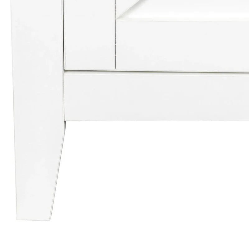 Armoire de rangement sur pied de 59 po avec 4 portes buffet