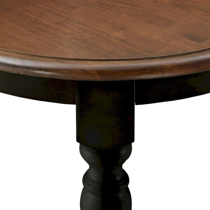 Table à manger bicolore antique champêtre Mackenzie par iNSPIRE Q Classic