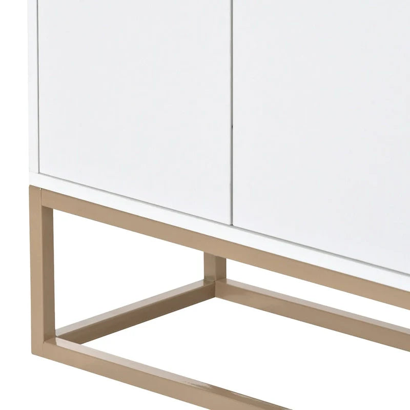 Meuble buffet avec grand espace de rangement - 60 L x 15,7 P x 33,8 H