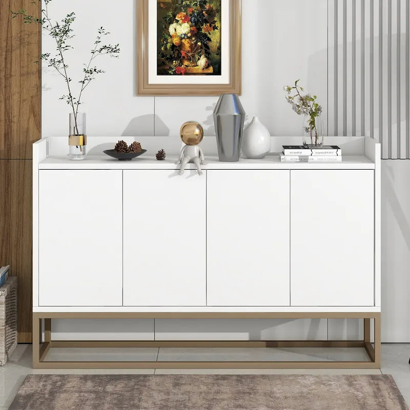 Meuble buffet avec grand espace de rangement - 60 L x 15,7 P x 33,8 H