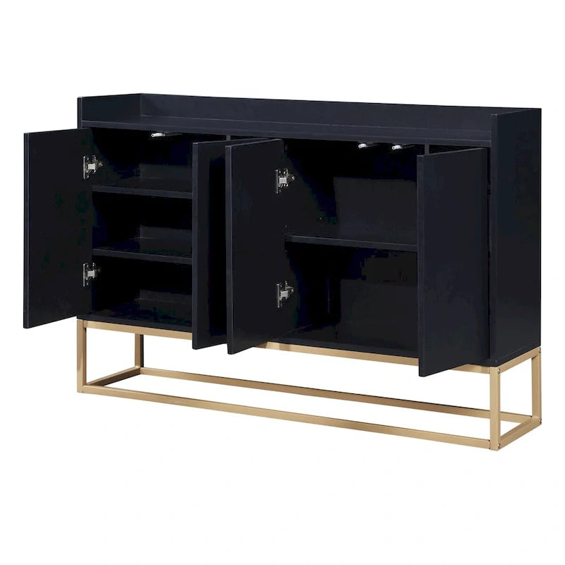 Meuble buffet avec grand espace de rangement - 60 L x 15,7 P x 33,8 H