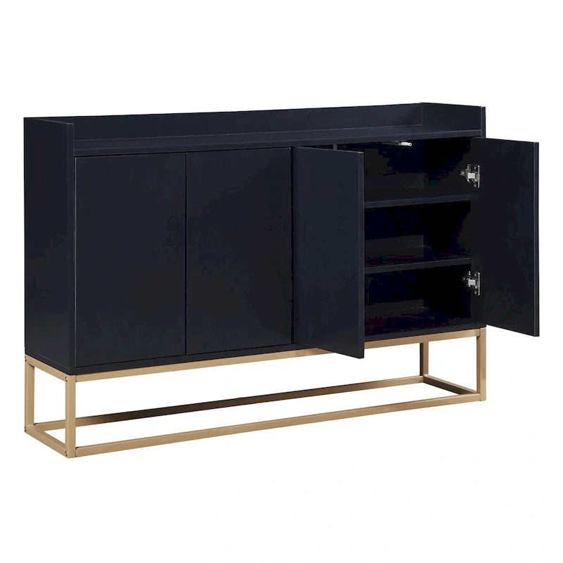 Meuble buffet avec grand espace de rangement - 60 L x 15,7 P x 33,8 H