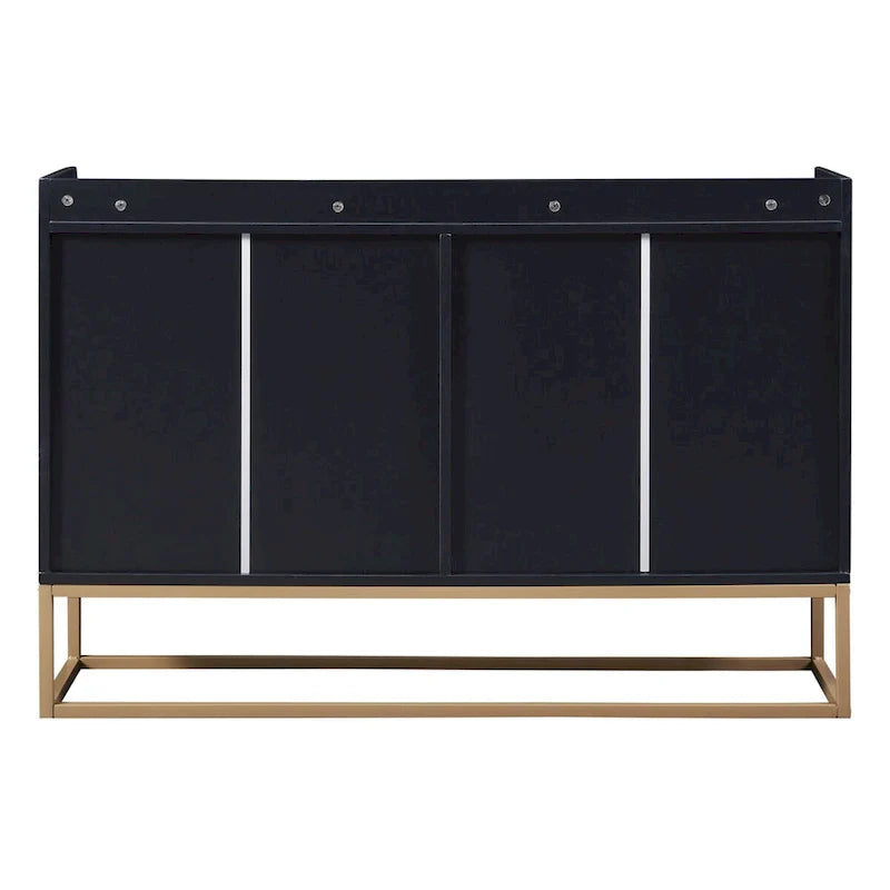Meuble buffet avec grand espace de rangement - 60 L x 15,7 P x 33,8 H