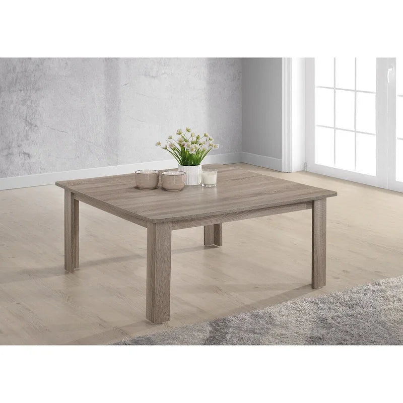 Table basse carrée Glendeer Taupe vieilli The Gray Barn