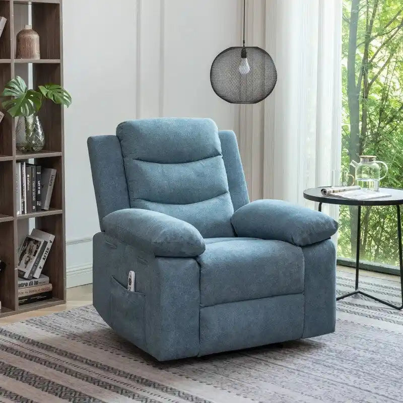 Fauteuil Inclinable Électrique GEITIN avec Fonction Massage Réglable et Système de Chauffage
