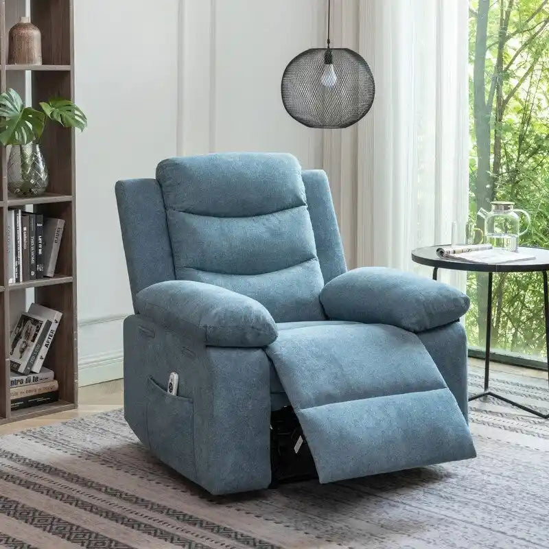 Fauteuil Inclinable Électrique GEITIN avec Fonction Massage Réglable et Système de Chauffage