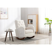 Fauteuil à bascule haut de gamme pour chambre de bébé, fauteuil rembourré